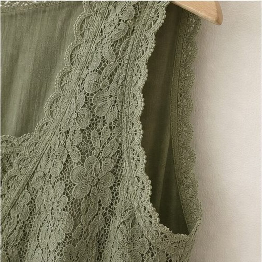 Sage Ruffle Blouse - Picture 5 of 6